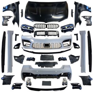 Bodykit from BMW 5 G30 2016-2020 to BMW 5 G30 LCI M5 Look 2020