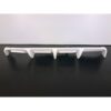 BMW E60/61 Diffuser one pipe Rear