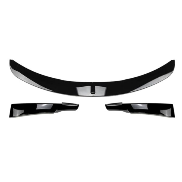 E90-91 LCI FRONT LIP ABS Plastic GLOSS BLACK