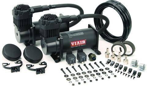 2 Compressors VIAIR 444C Black - DUAL PACK