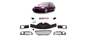 Front Bumper Grille Accessory Set BMW 3 E90 E91