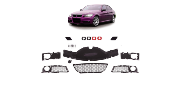 Front Bumper Grille Accessory Set BMW 3 E90 E91