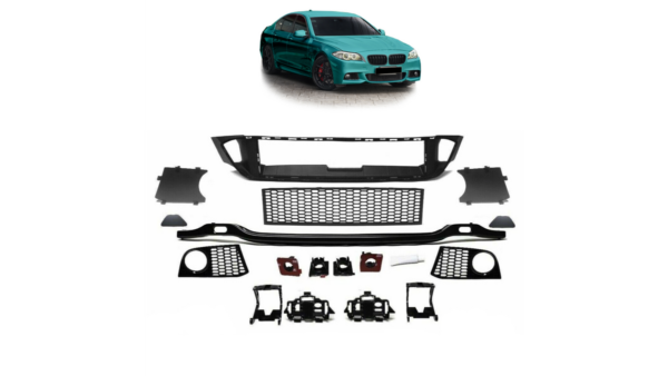 pol_pl_Akcesoria-zderzaka-BMW-5-F10-F11-Przod-Kratki-265974_2.png Bumper Accessories Set BMW 5 F10 F11 Front Grilles