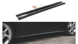 Lip Spoiler Alfa Romeo 156 Facelift Side Skirts Gloss Black