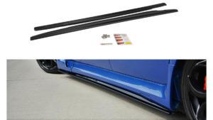Lip Spoiler Alfa Romeo 156 GTA Side Skirts Gloss Black