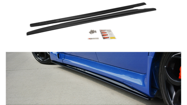 Lip Spoiler Alfa Romeo 156 GTA Side Skirts Gloss Black