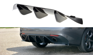 Lip Spoiler Alfa Romeo Giulia Veloce Rear Valance Gloss Black