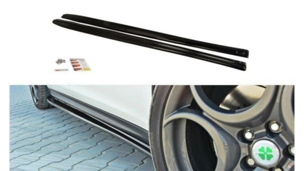 Lip Spoiler Alfa Romeo Giulietta Side Skirts v.1 Gloss Black