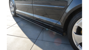 Lip Spoiler Audi A3 8P Side Skirts Gloss Black