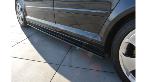 Lip Spoiler Audi A3 8P Side Skirts Gloss Black