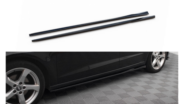 Lip Spoiler Audi A3 8V Facelift Side Skirts