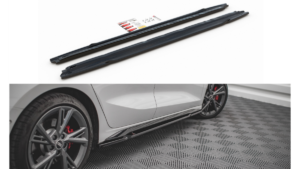 Lip Spoiler Audi A3 8Y S-Line Side Skirts Gloss Black