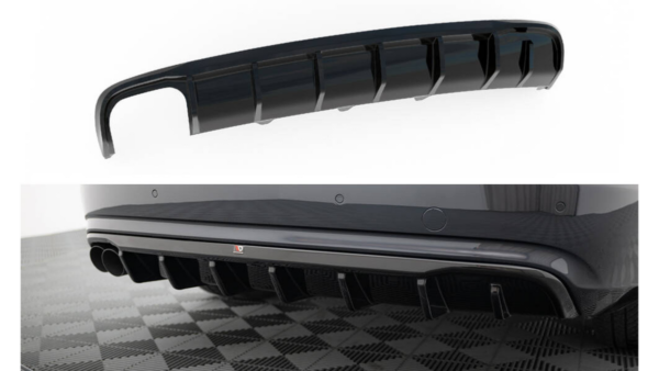 Lip Spoiler Audi A4 B8 Facelift Rear Valance
