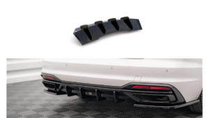 Lip Spoiler Audi A4 B9 Facelift Rear Valance Gloss Black
