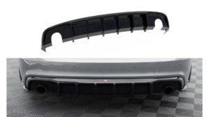 Lip Spoiler Audi A5 8T Facelift S-Line Rear Valance Exhaust on both sides version