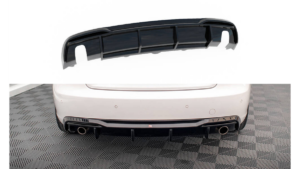 Lip Spoiler Audi A5 8T Facelift Rear Valance Exhaust on both sides version