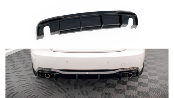Lip Spoiler Audi A5 8T Facelift Rear Valance Exhaust on both sides version
