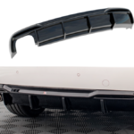 Lip Spoiler Audi A5 8T Facelift Rear Valance Exhaust on one side version