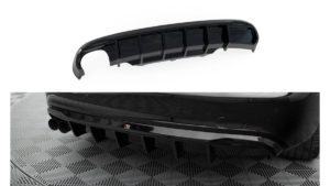 Lip Spoiler Audi A5 8T Rear Valance Exhaust on one side version