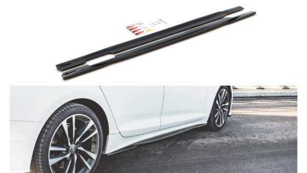 pol_pl_Dokladka-Audi-A5-F5-Facelift-S-Line-Progi-Gloss-Black-274428_6.png Lip Spoiler Audi A5 F5 Facelift S-Line Side Skirts Gloss Black