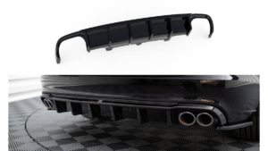 Lip Spoiler Audi A6 C7 Avant Rear Valance Double Exhaust Version both side