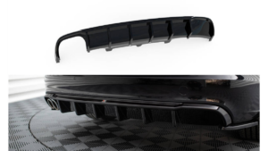 Lip Spoiler Audi A6 C7 Avant Rear Valance Double Exhaust Version one side