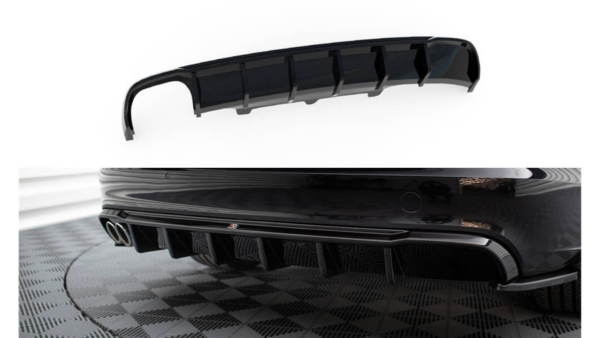 pol_pl_Dokladka-Audi-A6-C7-Avant-Zderzak-Tyl-Wersja-z-podwojnym-wydechem-z-jednej-strony-278215_5.png Lip Spoiler Audi A6 C7 Avant Rear Valance Double Exhaust Version one side
