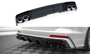 pol_pl_Dokladka-Audi-A6-C8-S-Line-Zderzak-Tyl-atrapa-wydechu-Black-150010_14.png Lip Spoiler Audi A6 C8 S-Line Rear Valance + Exhaust Ends Imitation Black