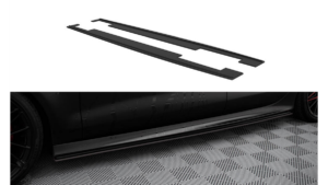 Lip Spoiler Audi A7 C7 S-Line Side Skirts Street Pro Black