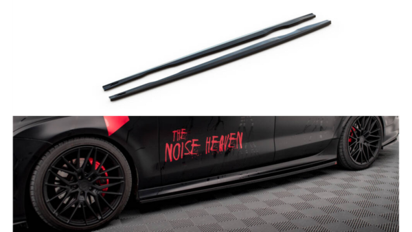 Lip Spoiler Audi A7 C7 S-Line Side Skirts v.1