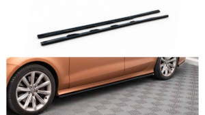 Lip Spoiler Audi A7 C7 S-Line Side Skirts v.2