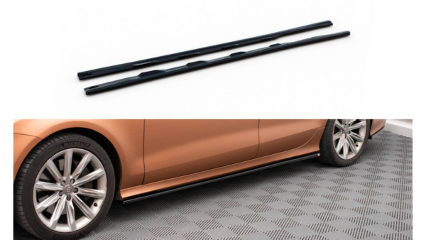 Lip Spoiler Audi A7 C7 S-Line Side Skirts v.2