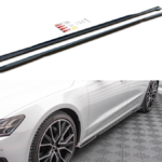 Lip Spoiler Audi A7 C8 Side Skirts Gloss Black
