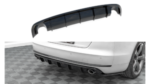 Lip Spoiler Audi A8 D4 Rear Valance Gloss Black