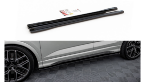 Lip Spoiler Audi Q3 F3 S-Line Side Skirts Gloss Black