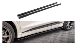 Lip Spoiler Audi Q4 e-tron Side Skirts Gloss Black