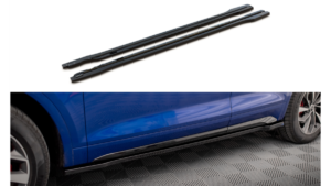 Lip Spoiler Audi Q5 FY Facelift S-Line Side Skirts Gloss Black