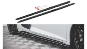 Lip Spoiler Audi R8 4S Facelift Side Skirts Gloss Black