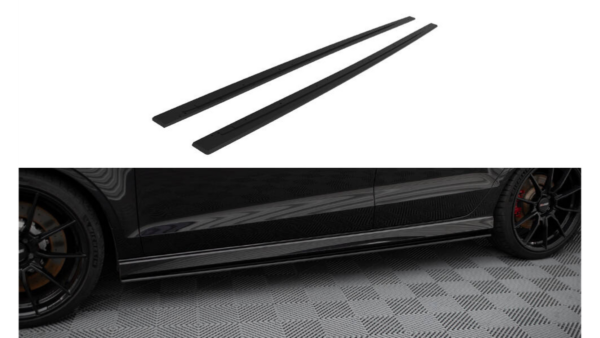 Lip Spoiler Audi RS3 8V Facelift Side Skirts Street Pro Black