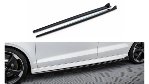 Lip Spoiler Audi RS3 8V Facelift Side Skirts v.3
