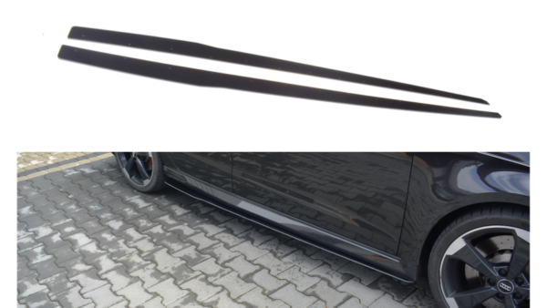 Lip Spoiler Audi RS3 8V Facelift Sportback Side Skirts Racing v.1
