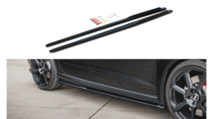 Lip Spoiler Audi RS3 8V Facelift Sportback Side Skirts v.2 Gloss Black