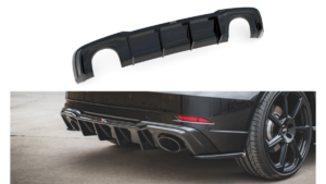 Lip Spoiler Audi RS3 8V Facelift Sportback Rear Valance v.2 Gloss Black