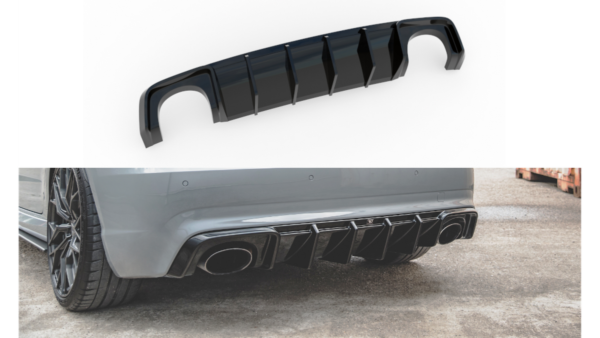 Lip Spoiler Audi RS3 8V Sportback Rear Valance Gloss Black