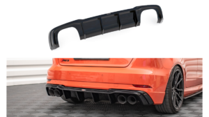 pol_pl_Dokladka-Audi-RS3-8Y-Facelift-Zderzak-Tyl-v-2-Gloss-Black-274988_9.png Lip Spoiler Audi RS3 8Y Facelift Rear Valance v.2 Gloss Black
