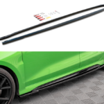 Lip Spoiler Audi RS3 8Y Side Skirts Gloss Black