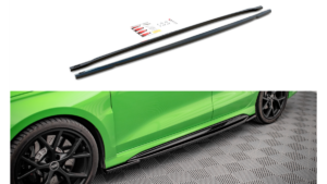 Lip Spoiler Audi RS3 8Y Side Skirts Gloss Black