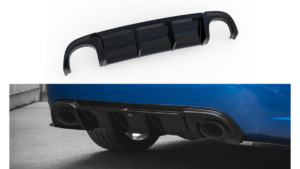 Lip Spoiler Audi RS4 B7 Rear Valance Gloss Black