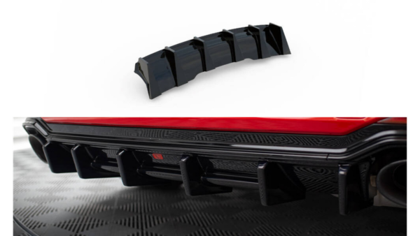 Lip Spoiler Audi RS4 B9 Avant Rear Valance Gloss Black