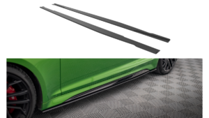 Lip Spoiler Audi RS5 F5 Facelift Side Skirts Street Pro Black